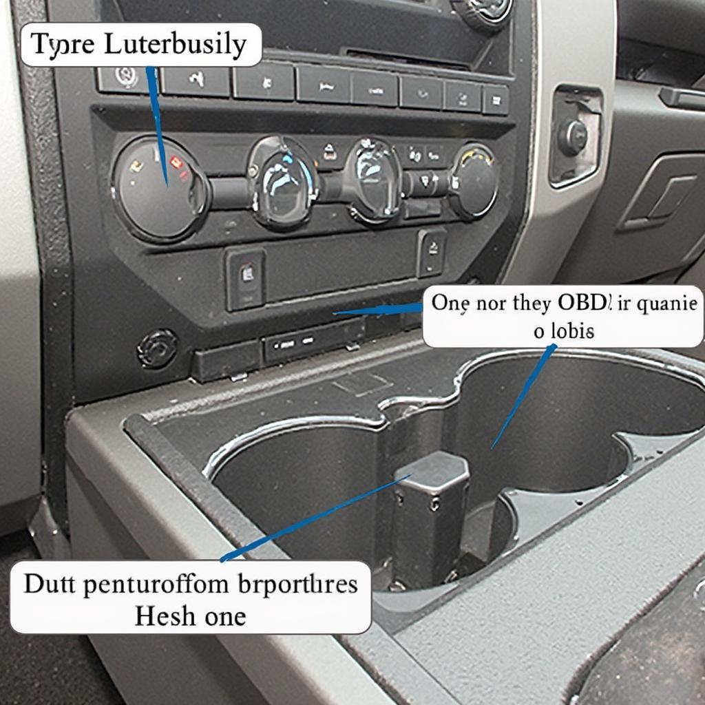 2011 F250 OBD2 Port Location