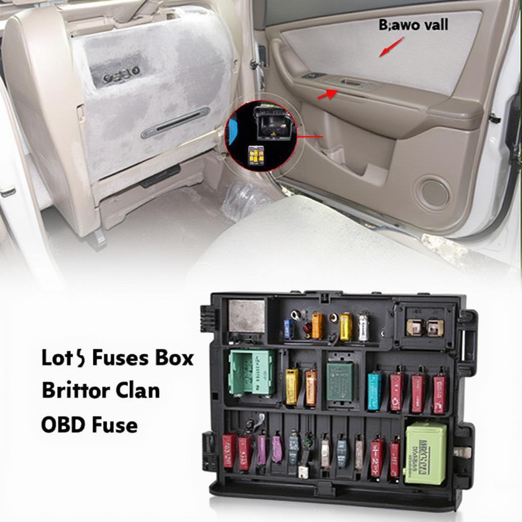 2012 Nissan Altima OBD2 Fuse Box Location under Dashboard