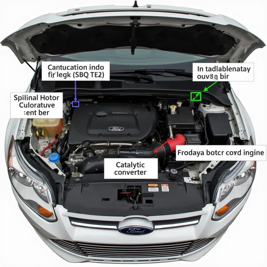 2012 Ford Engine Compartment