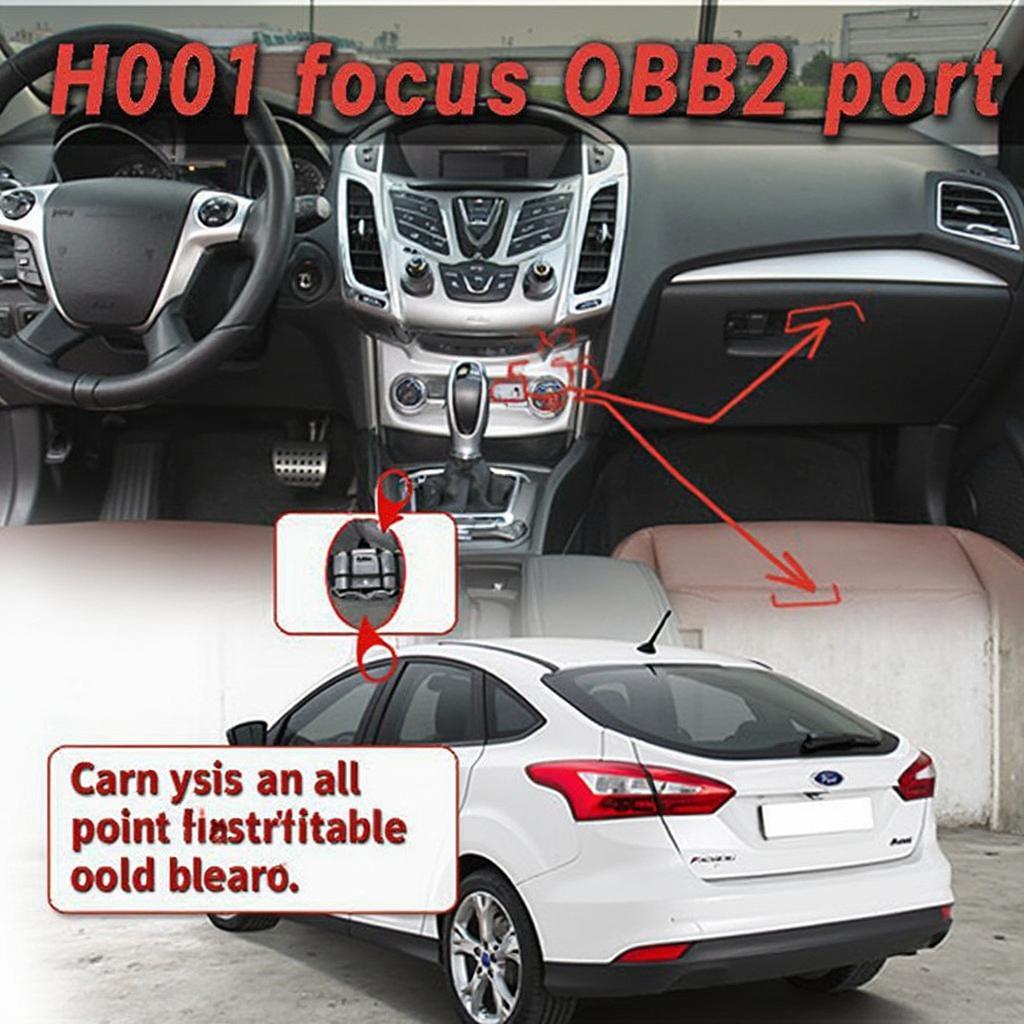 2012 Ford Focus Titanium OBD2 Port Location