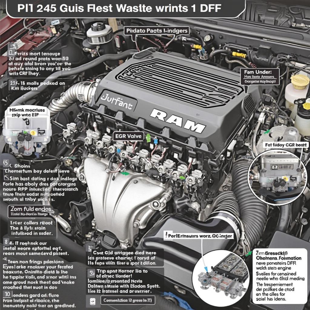 2012 Ram 2500 Diesel Engine Components