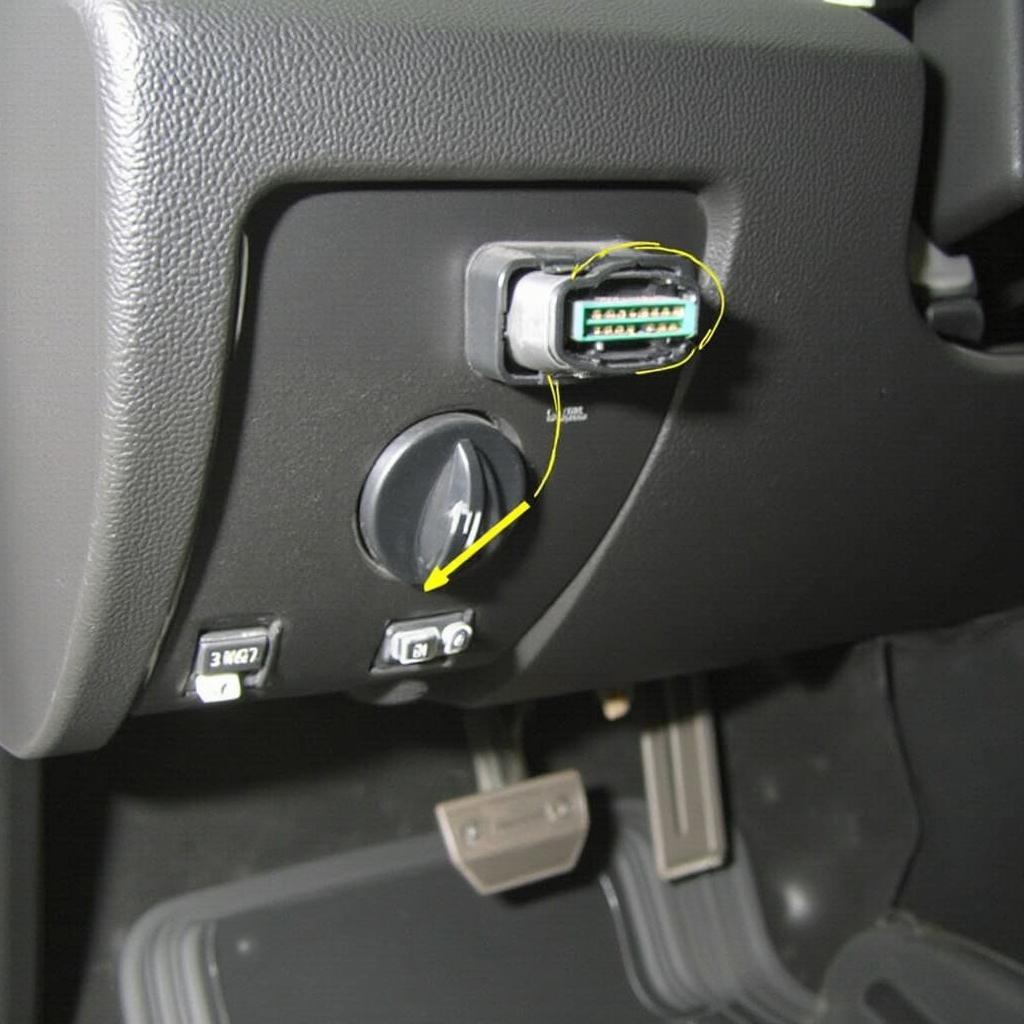 2012 Ram 2500 Diesel OBD2 Port Location