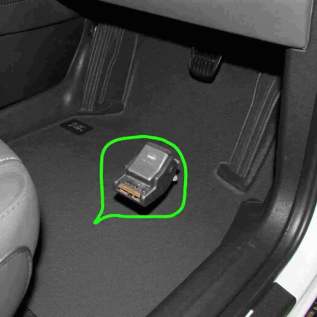 OBD2 Port Location in a 2013 BMW 128i