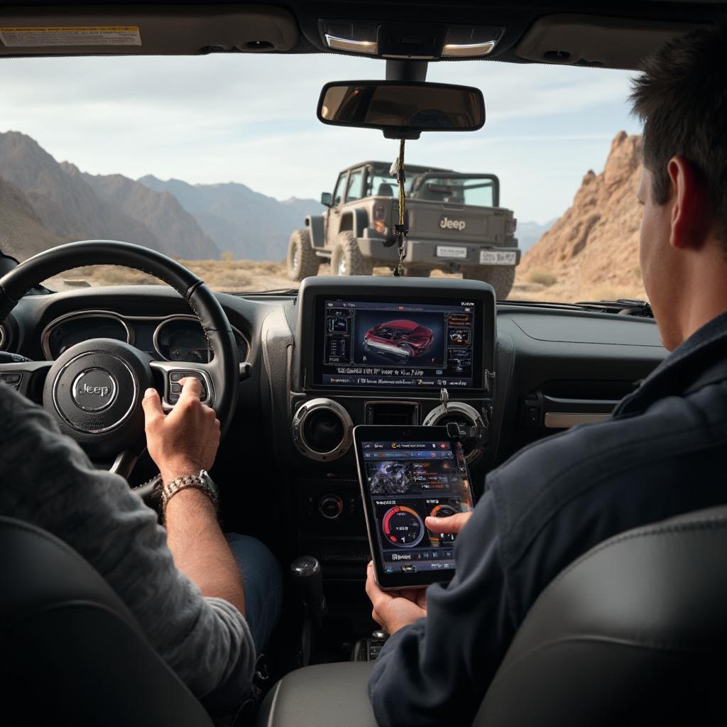 Monitoring Off-Road Performance of a 2013 Jeep JK with OBD2 Scanner