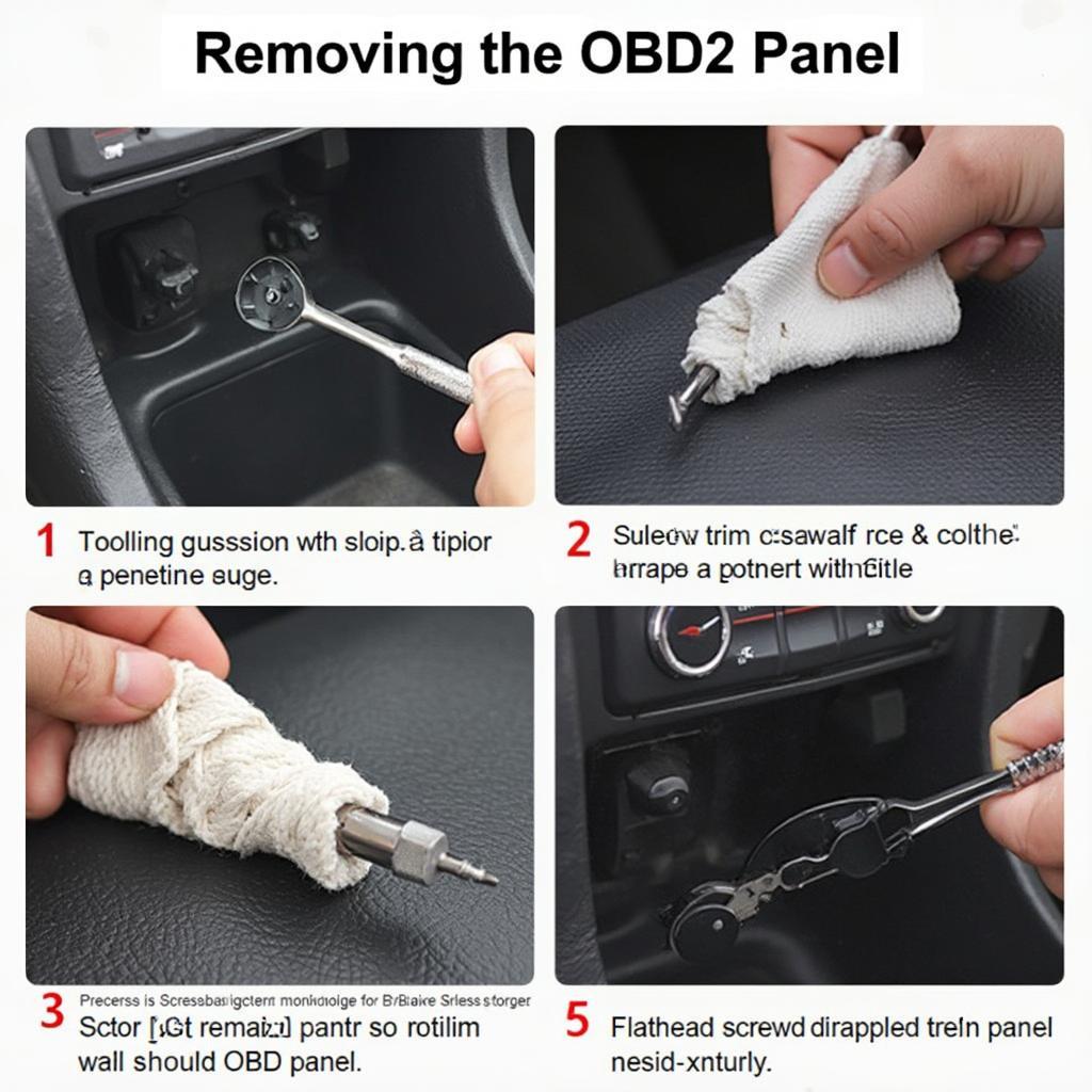 Tools for Removing the 2013 Scion tC OBD2 Panel