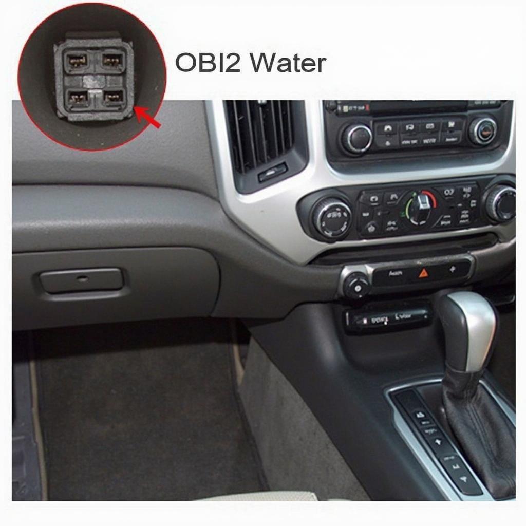 2016 GMC Canyon OBD2 Port Location