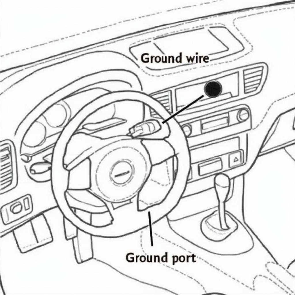 2017 Infiniti QX50 OBD2 Ground Wire Location Diagram