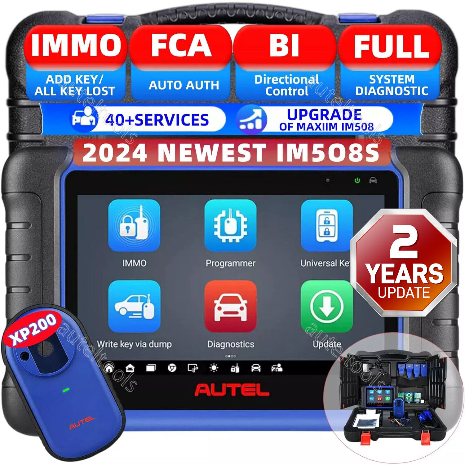 2024 Autel MaxiIM IM508S key Programmer Car Diagnostic OBD2 Scanner Tool