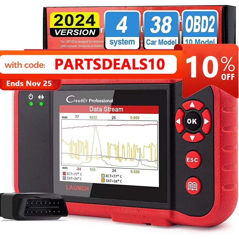 2024 LAUNCH CRP123 OBD2 Scanner Engine/ABS/SRS/Transmission Diagnostic Scan Tool