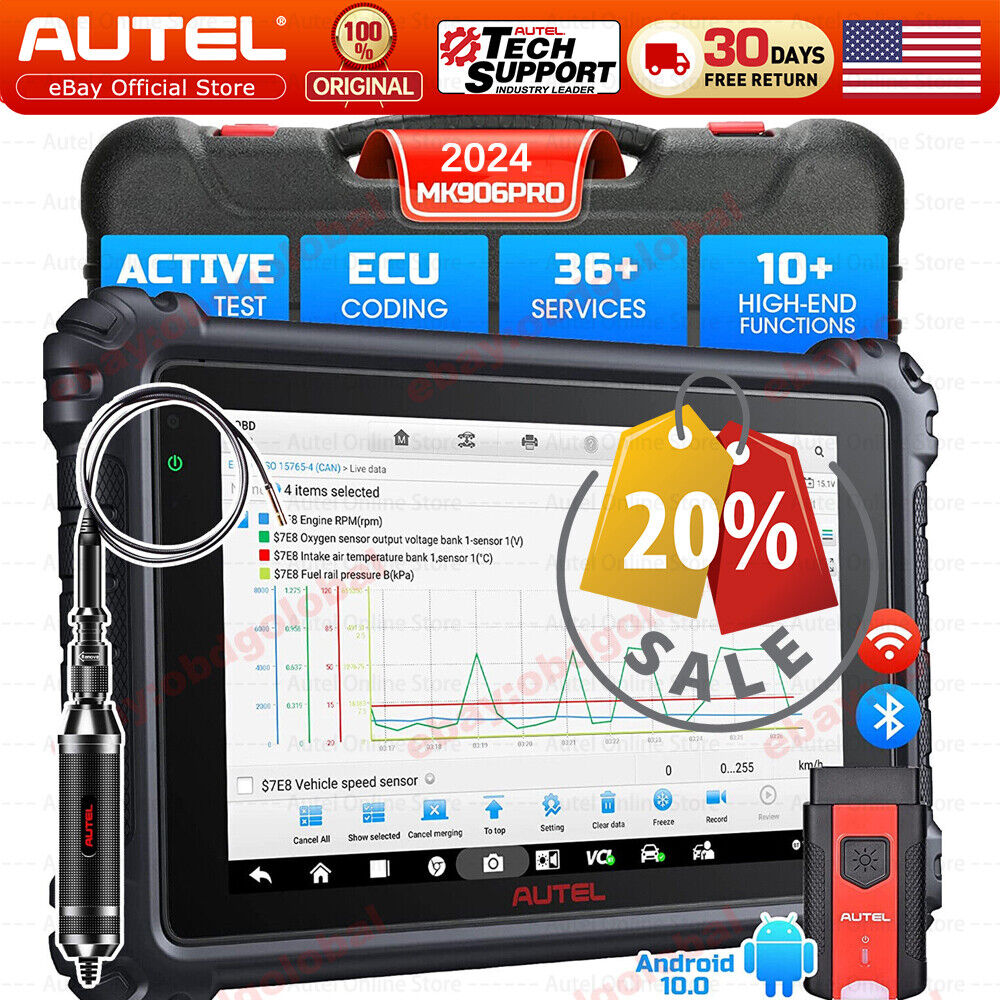 2024 Newest Autel MaxiSys MK906 Pro Full System Diagnostic Scanner Tool