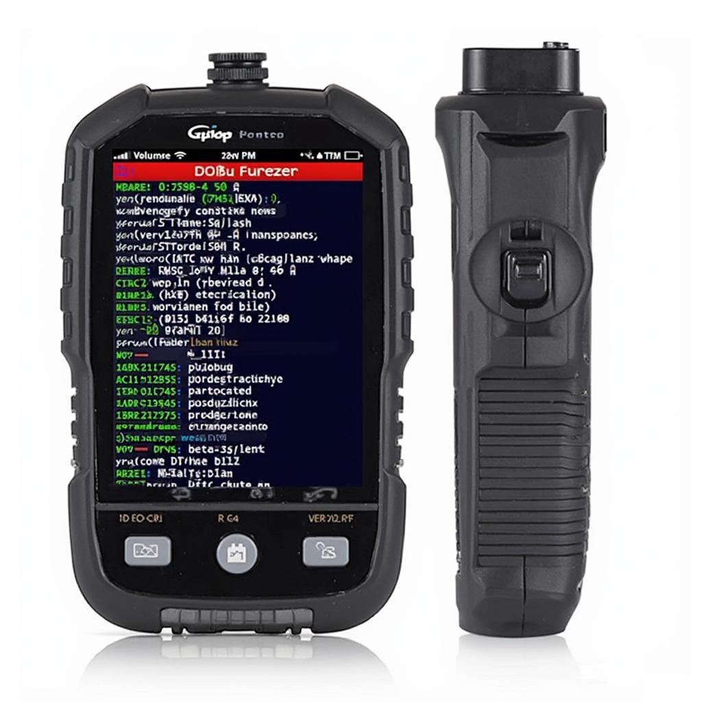 24v OBD2 Scanner Displaying Diagnostic Trouble Codes (DTCs)