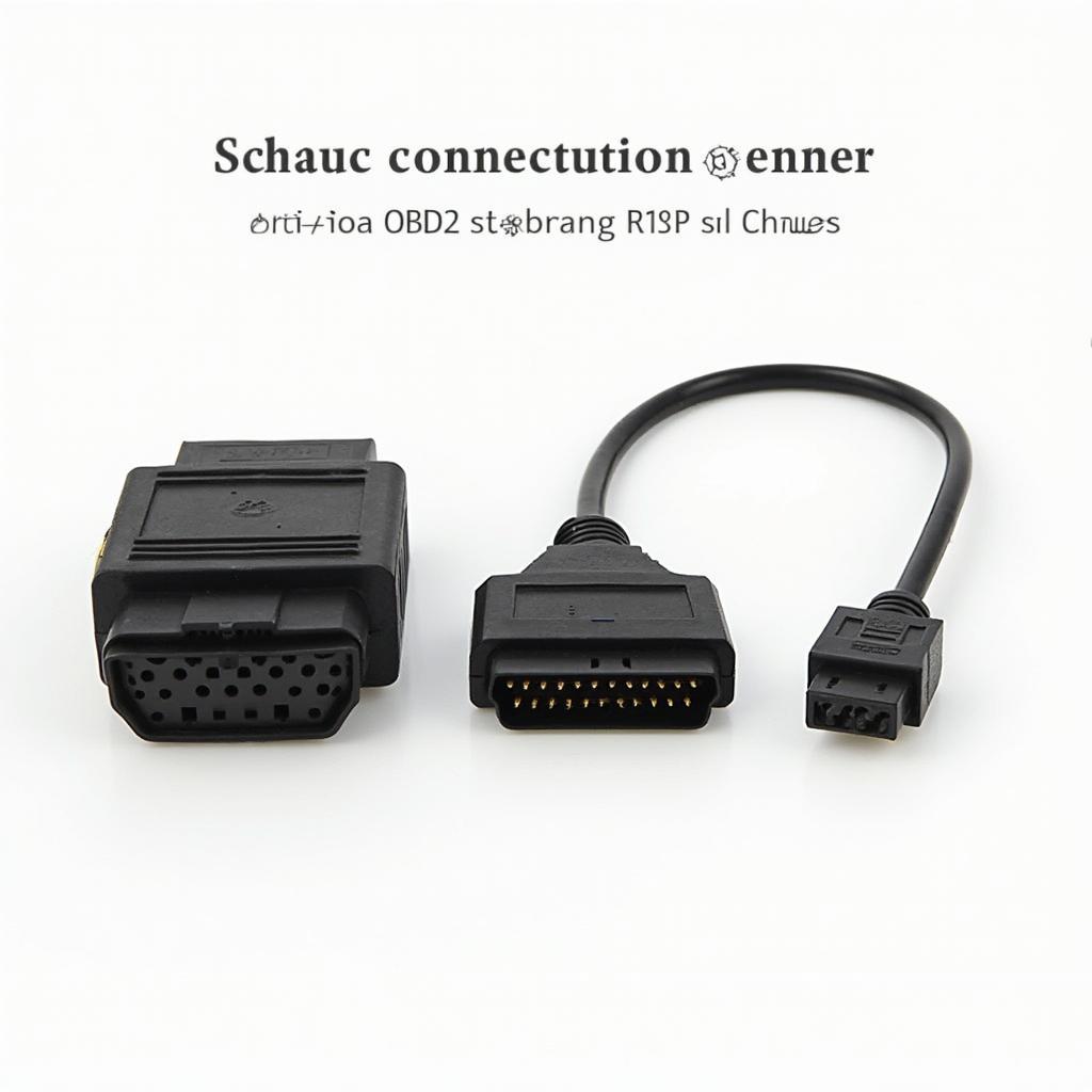 38-Pin to 16-Pin OBD2 Adapter for R129