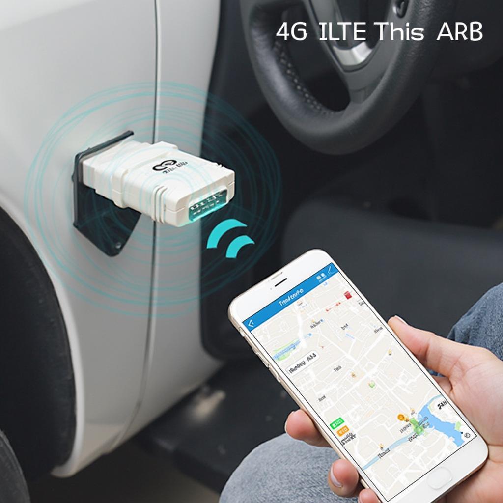 4G LTE OBD II Tracker with WiFi Hotspot Connected Car