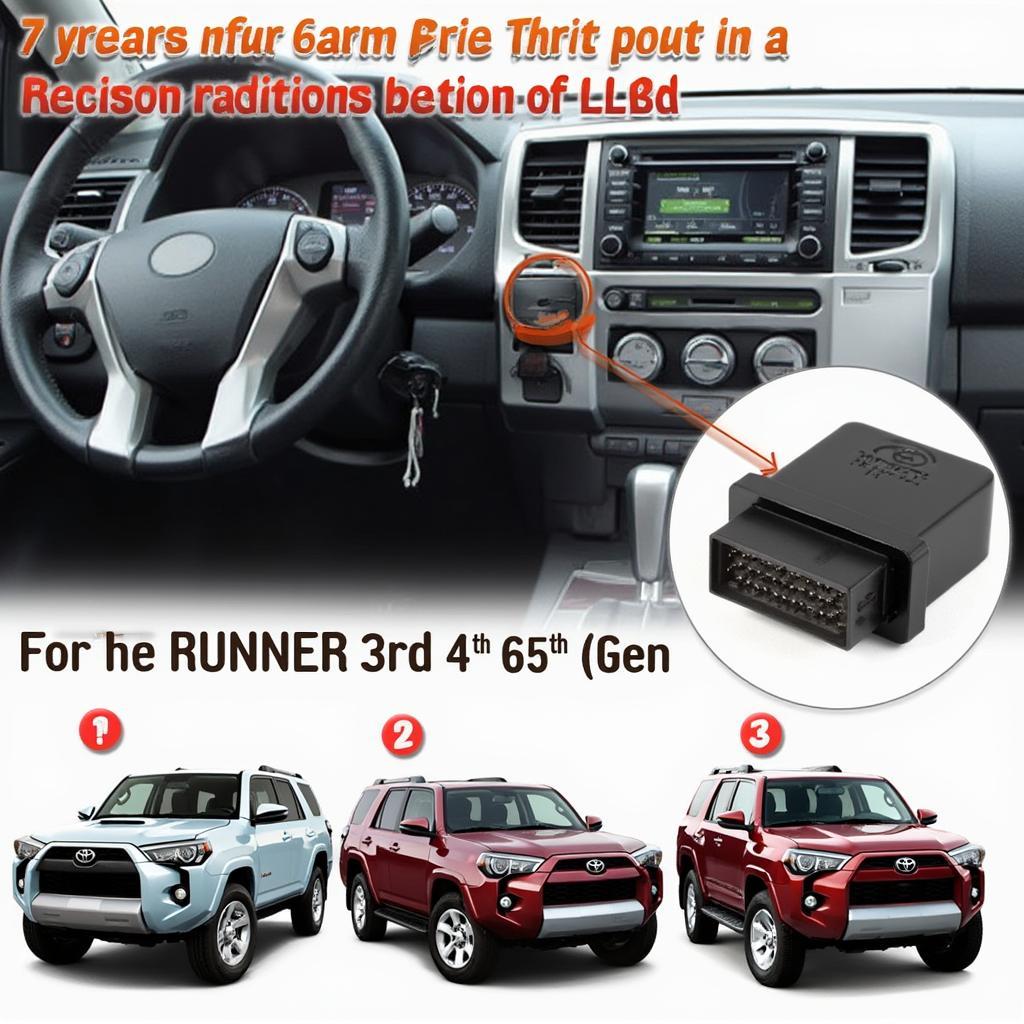 Toyota 4Runner OBD2 Port Location