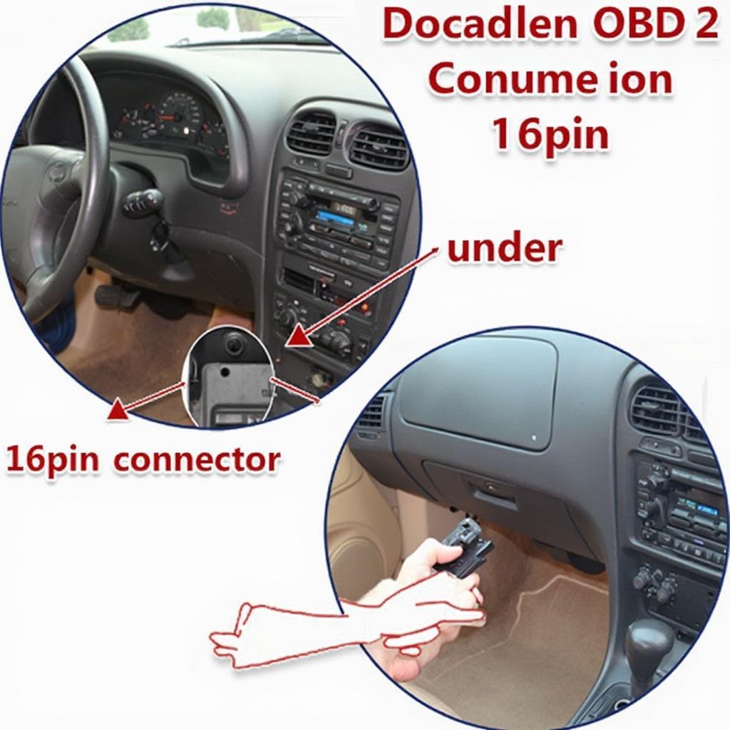 1995 Firebird OBD2 Connector Location