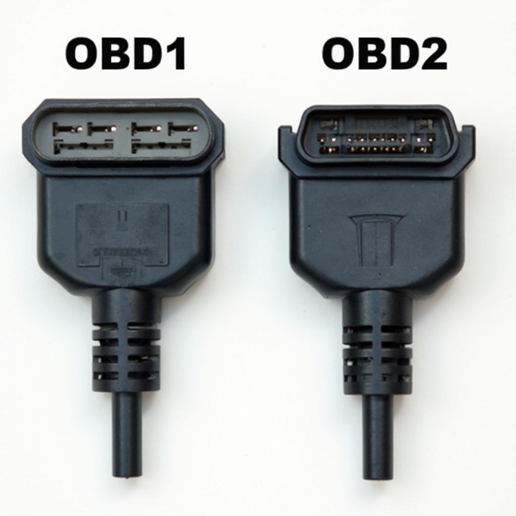 Comparing OBD1 and OBD2 Connectors in a 1995 Acura Integra GSR