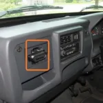 1995 Jeep Cherokee XJ OBD2 Port Location