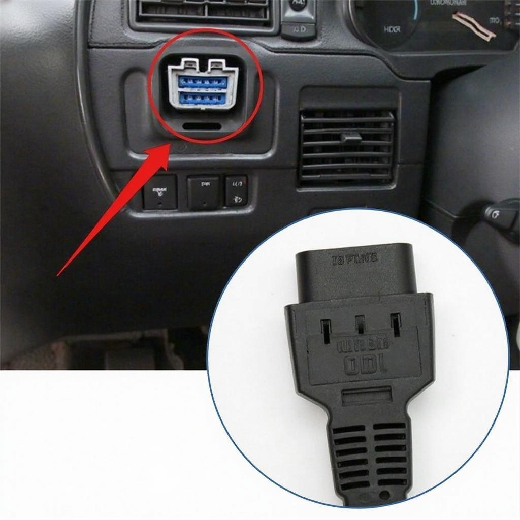 1996 BMW OBD2 Connector Location