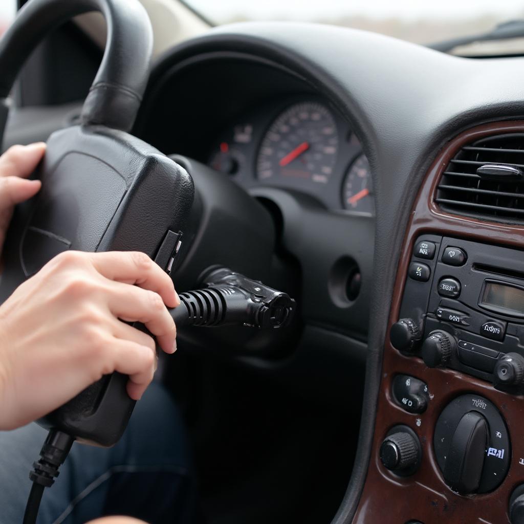 Connecting an OBD2 Scanner to a 1997 Ford Thunderbird