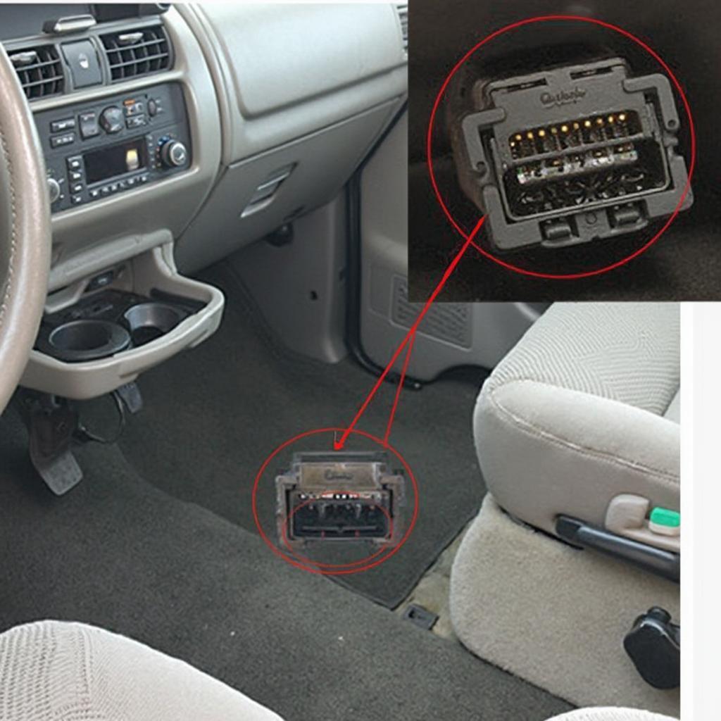 1999 Ford F250 OBD2 Port Location