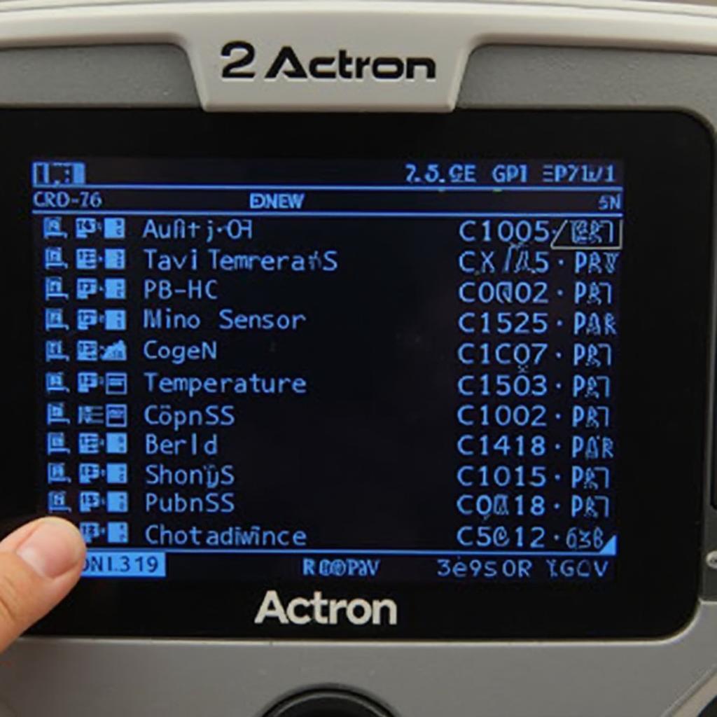 Actron CP9175 Live Data Streaming