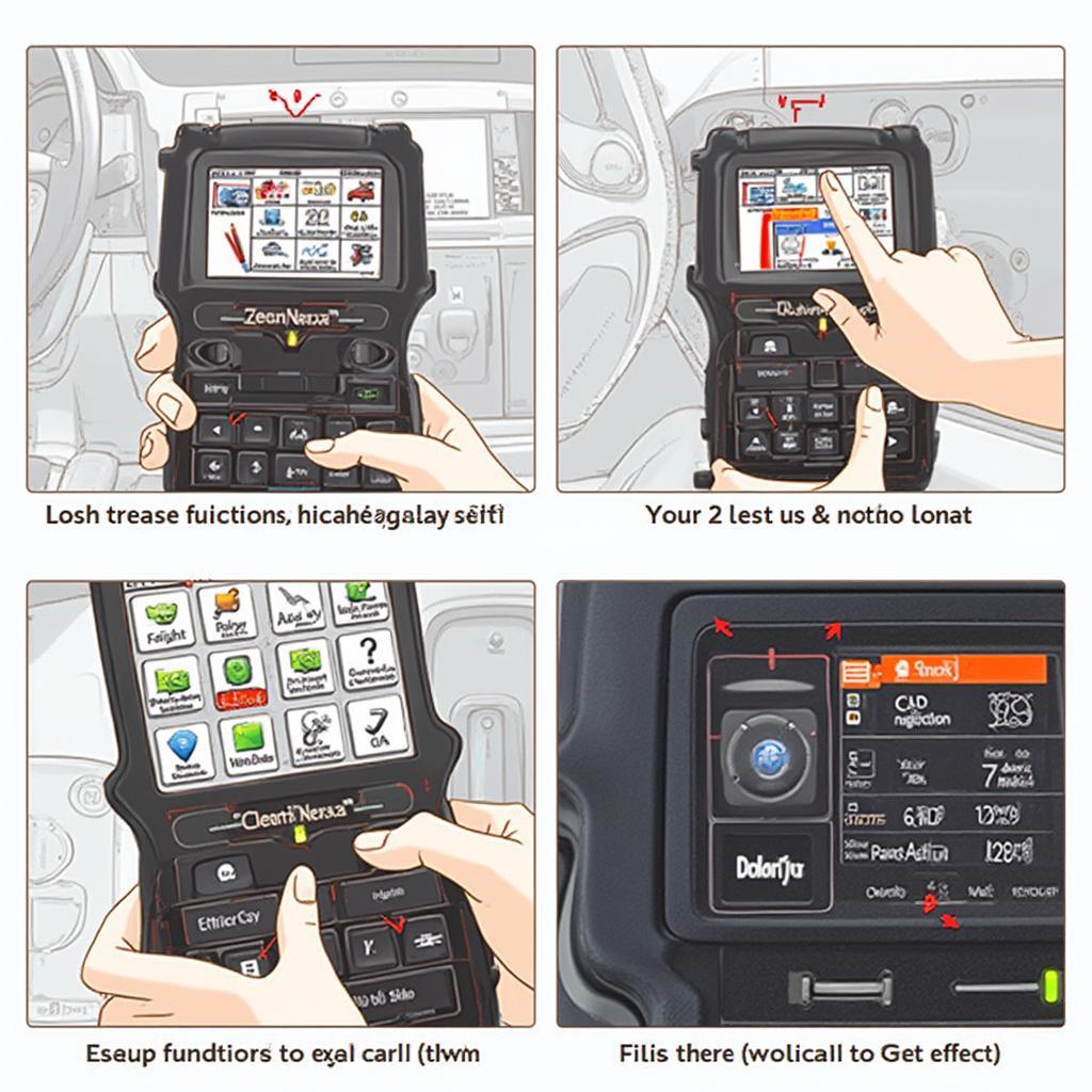 Navigating Actron OBD2 Scanner Menus