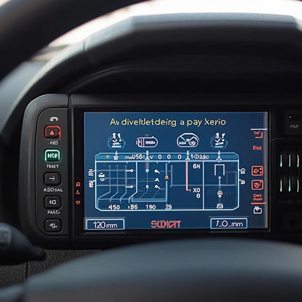 A screenshot of a bidirectional OBD2 scanner performing an ABS brake bleed