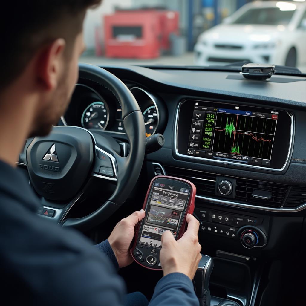 Using an OBD2 Scanner for Advanced Diagnostics on a Mitsubishi Lancer