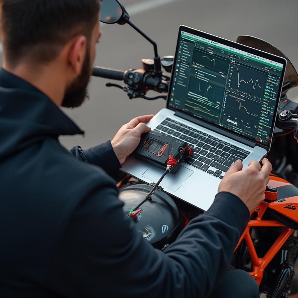 Advanced OBD2 Diagnostics on KTM Duke 390