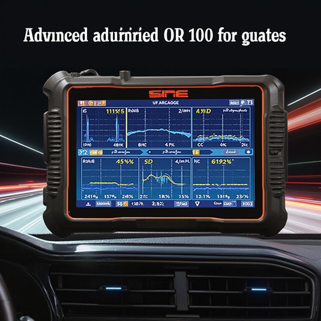 Advanced OBD2 Scan Tool Displaying Live Data