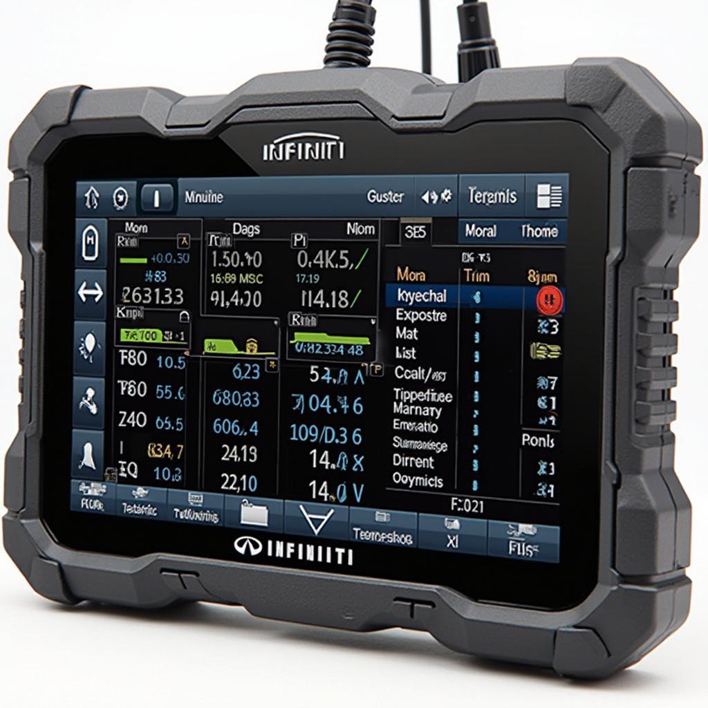 Advanced OBD2 scan tool used on Infiniti