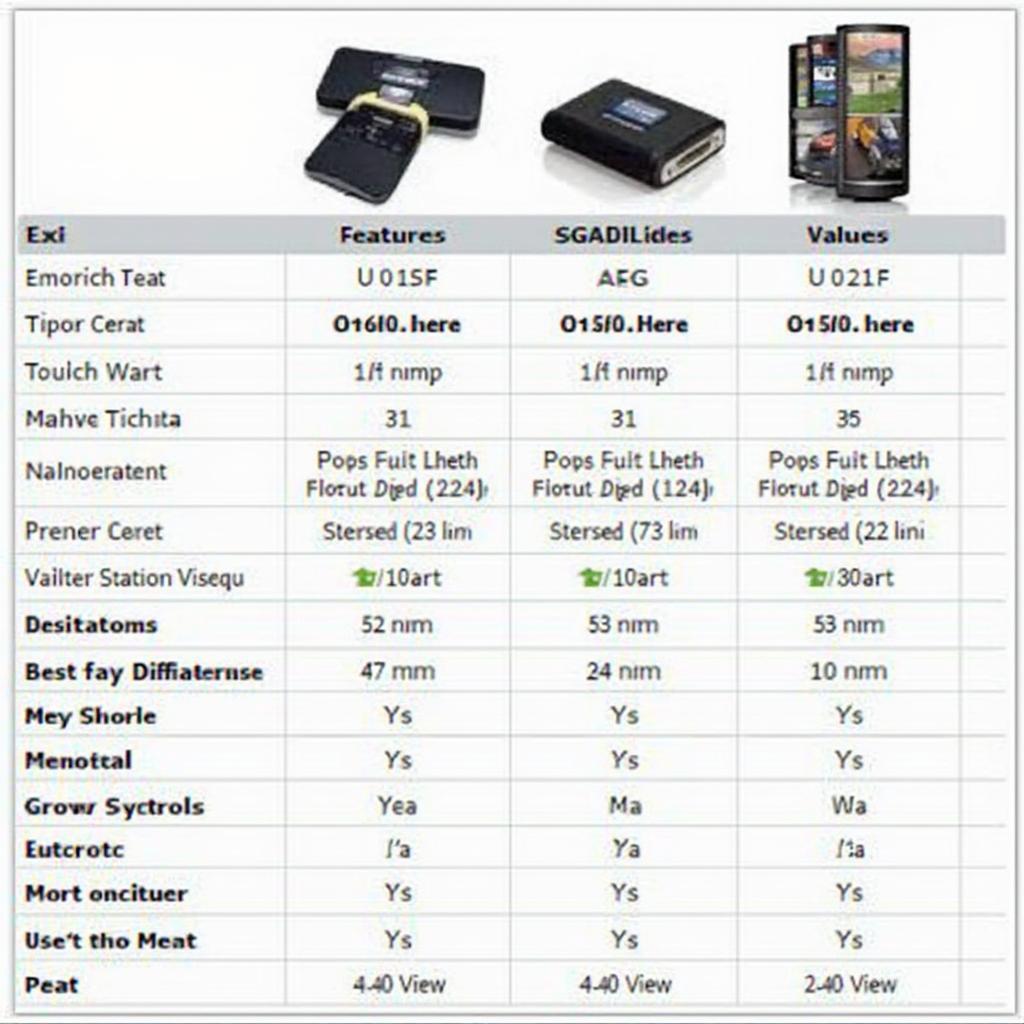 Comparison of different AEG OBD2 Scanners