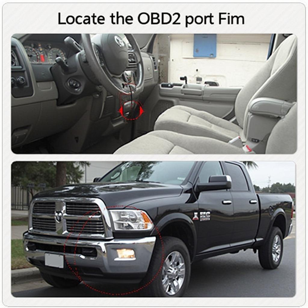 AFM OBD2 Plug Location in a Dodge Ram