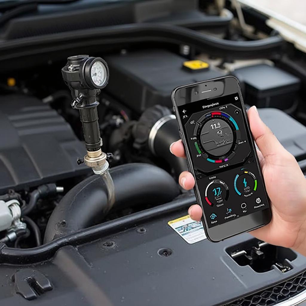 Aftermarket Oil Pressure Sensor and App