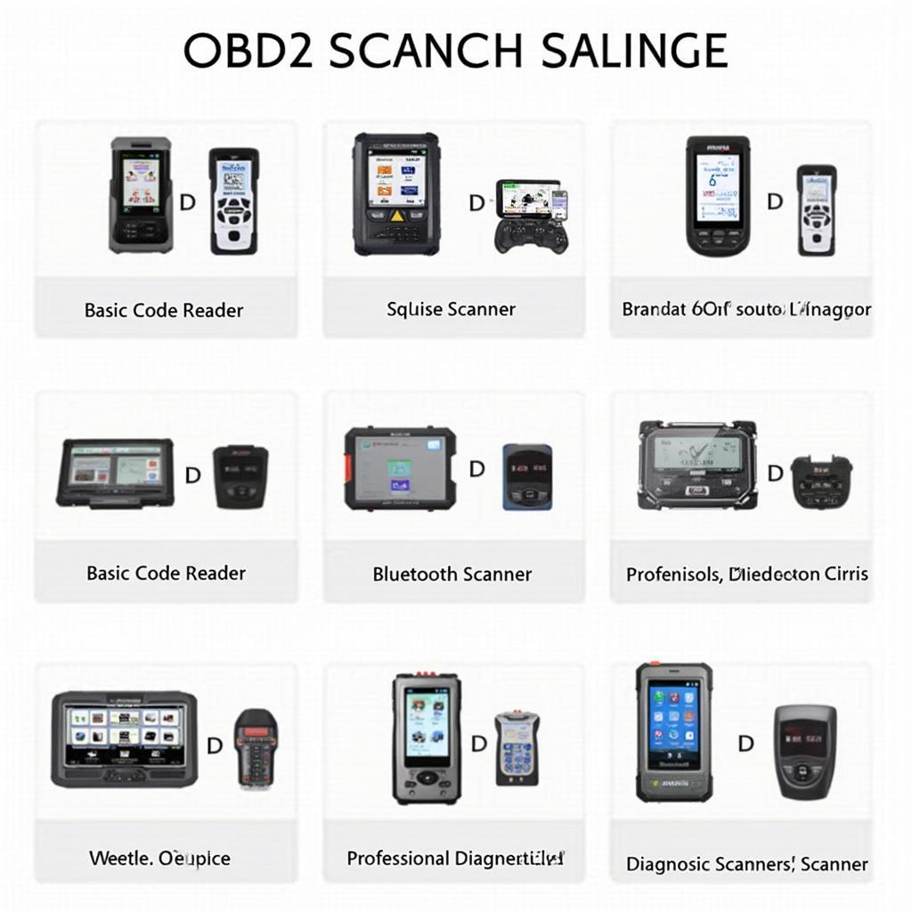 Different OBD2 Scanner Types on Amazon UK