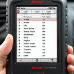 Ancel AD410 Displaying Diagnostic Trouble Codes