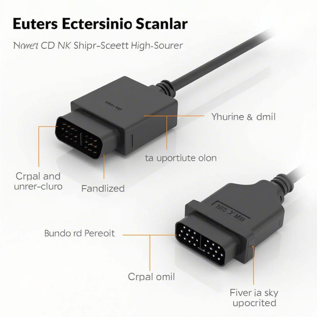 Ancel AD410 OBD2 Connector