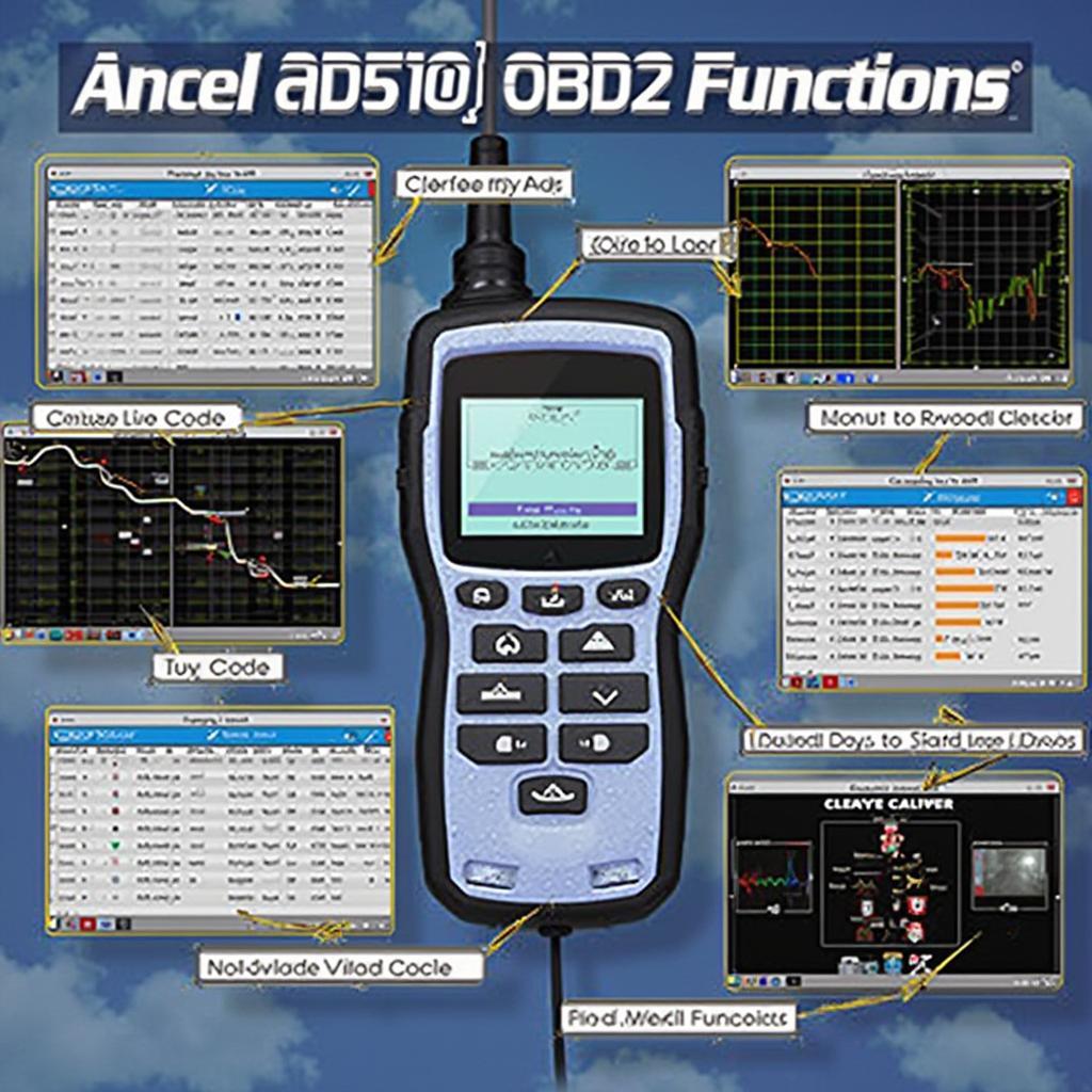 Ancel AD510 OBD2 Scanner Functions