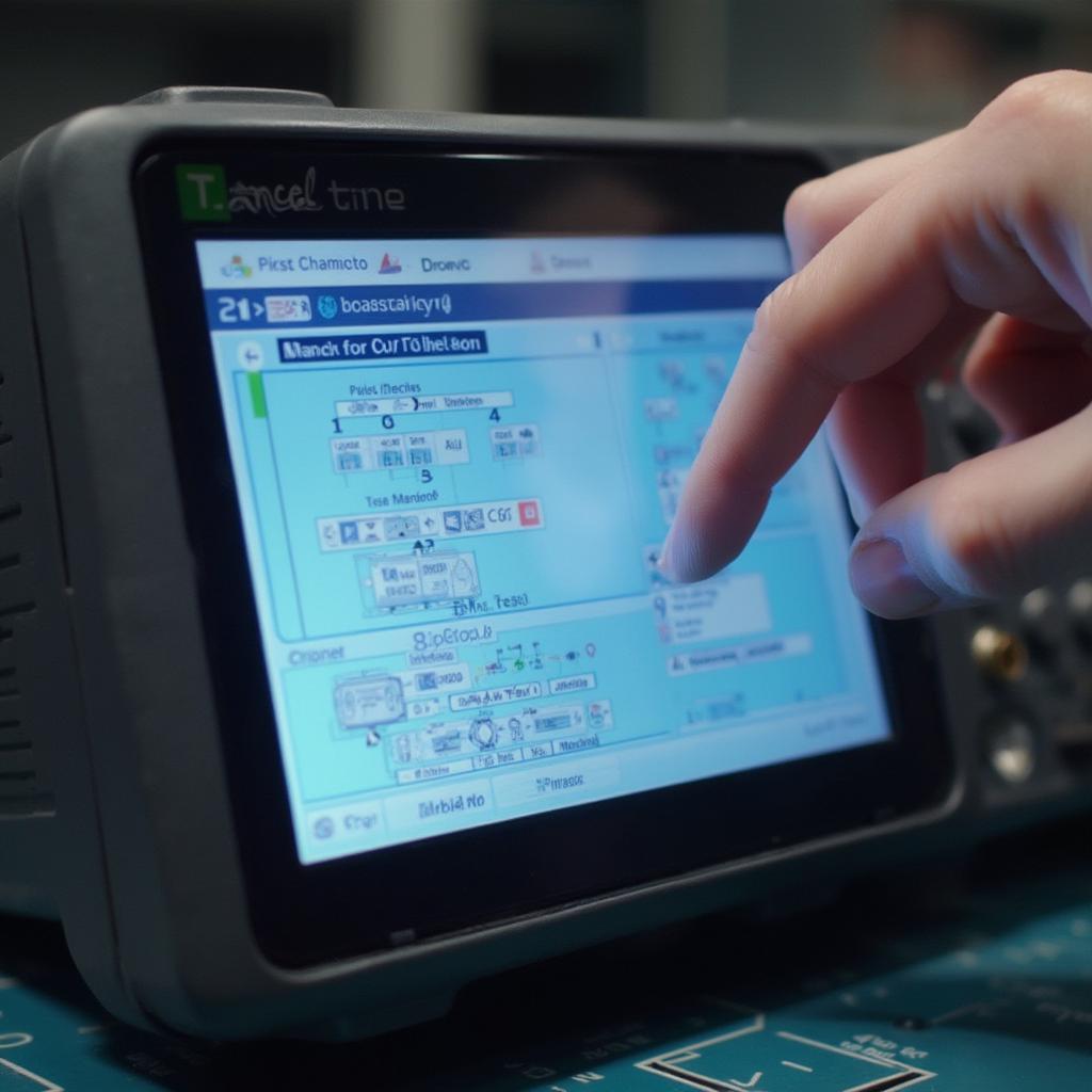 Ancel FX2000 OBD2 Scanner Performing Bi-directional Control Tests