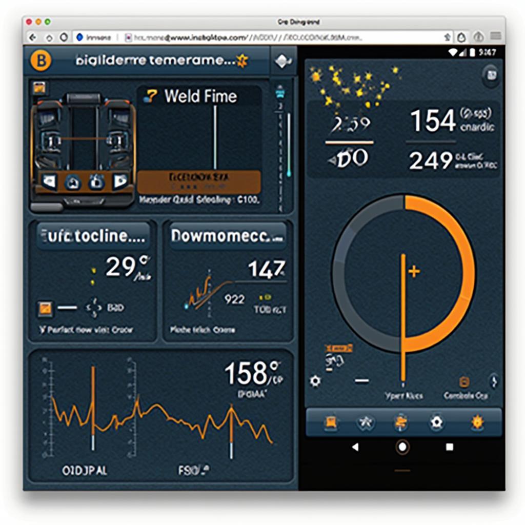 Android OBD2 Software Dashboard Display