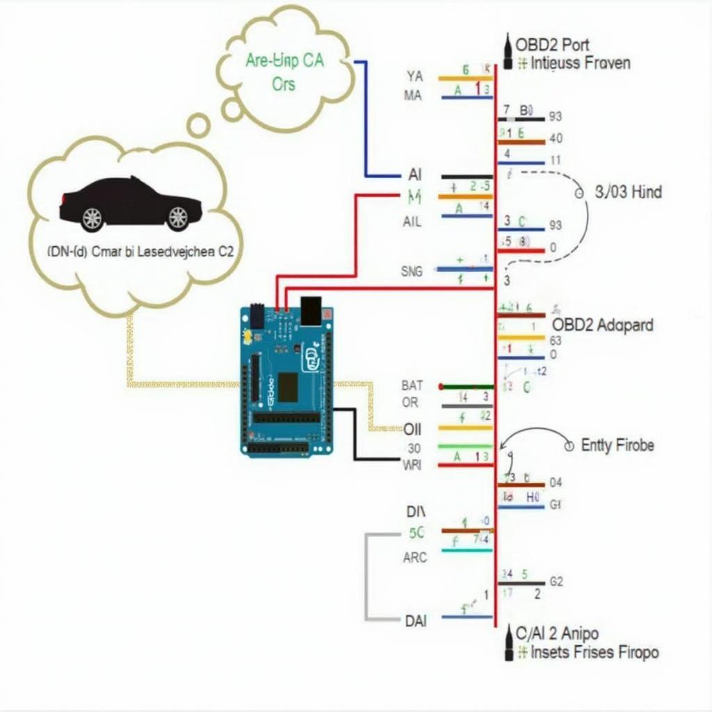 Arduino OBD2 Connection Diagram