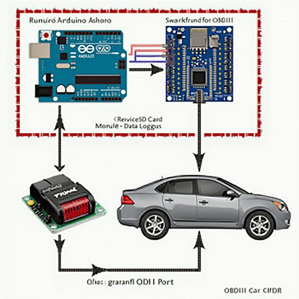 Arduino OBD-II Data Logging Setup with SparkFun