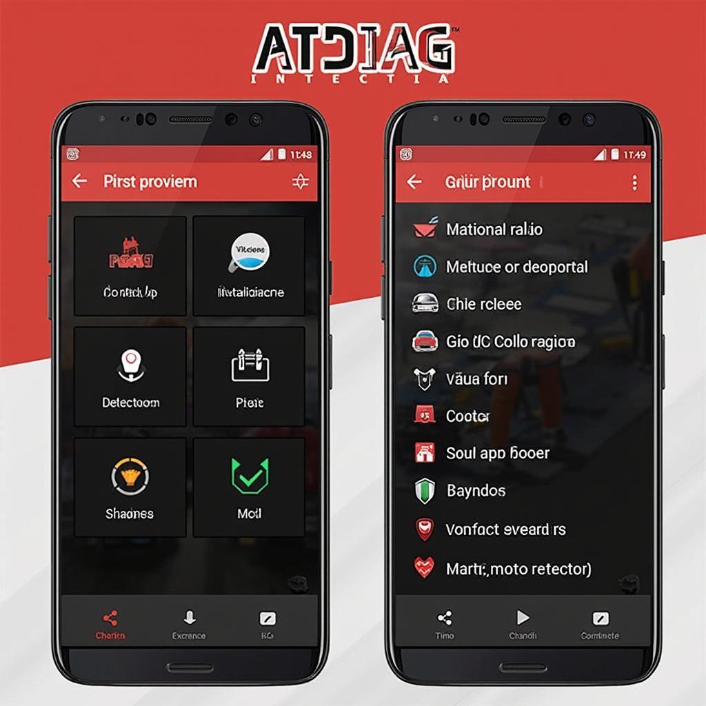 ATDIAG OBD2 App Main Interface