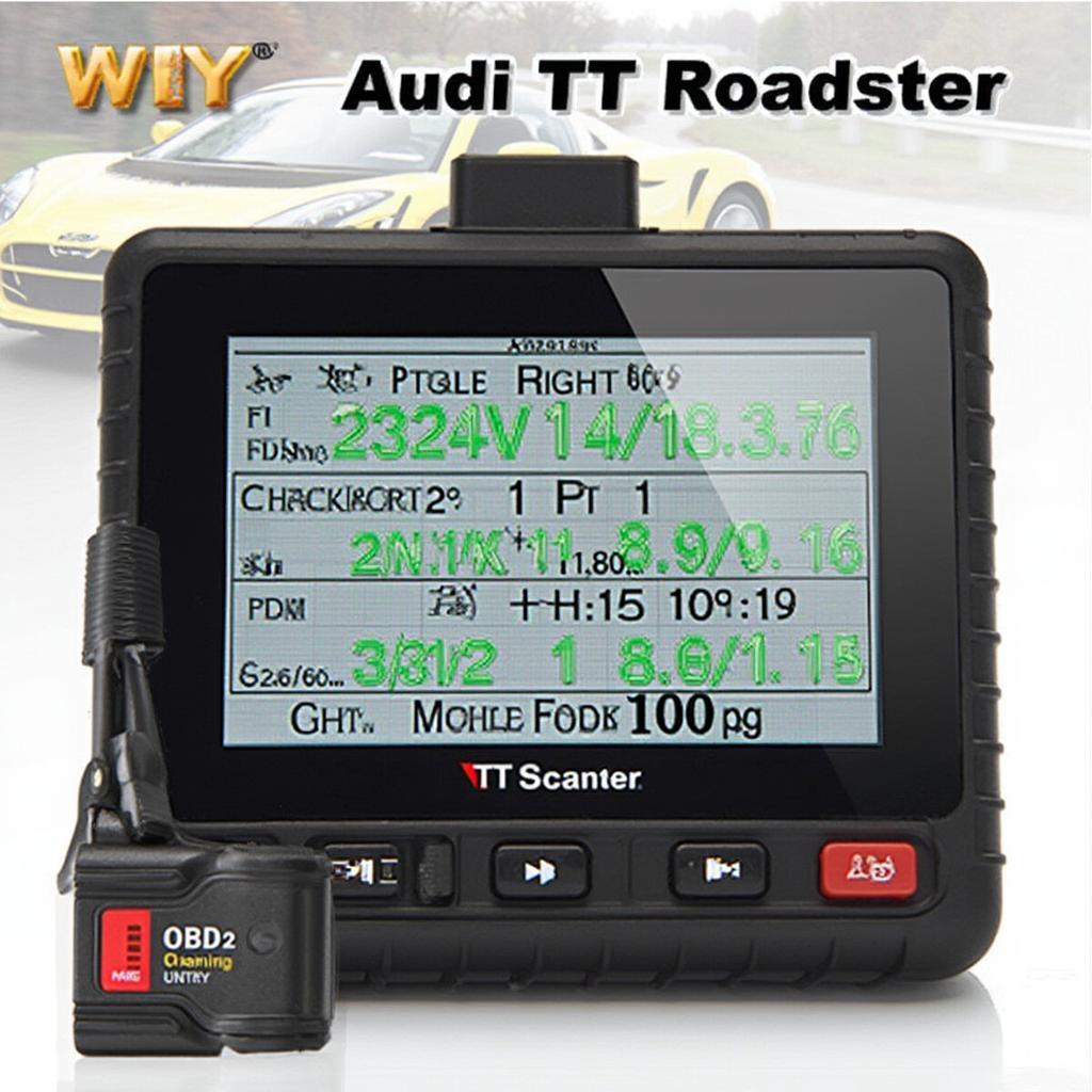 Viewing Live Data on an Audi TT Roadster with an OBD2 Scanner