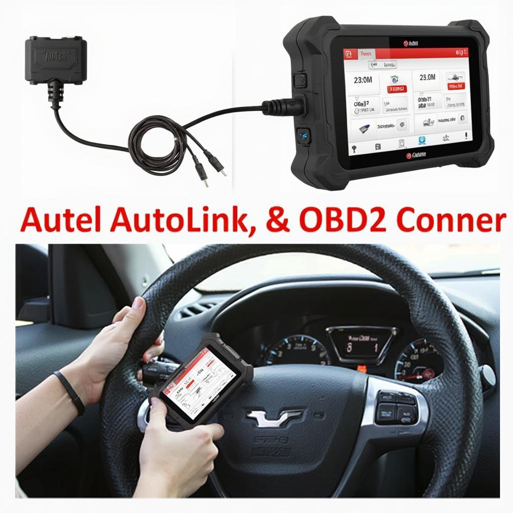 Autel AutoLink AL319 OBD2 Scanner In Use