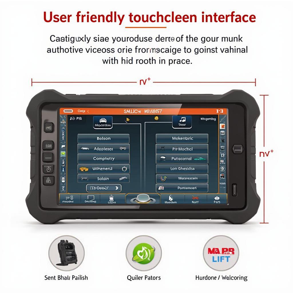 Autel MaxiCOM MK808 User Interface