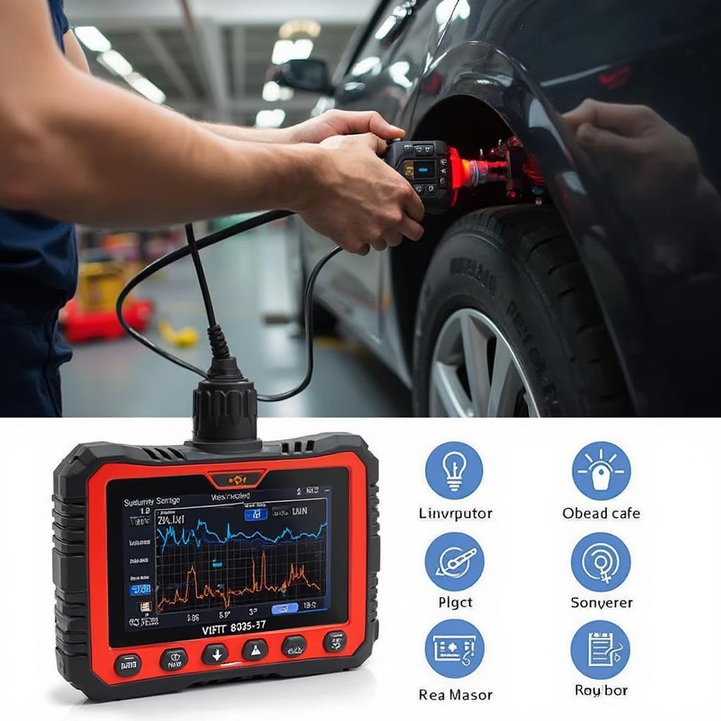 Autel MD805 OBD2 Performing Diagnostics