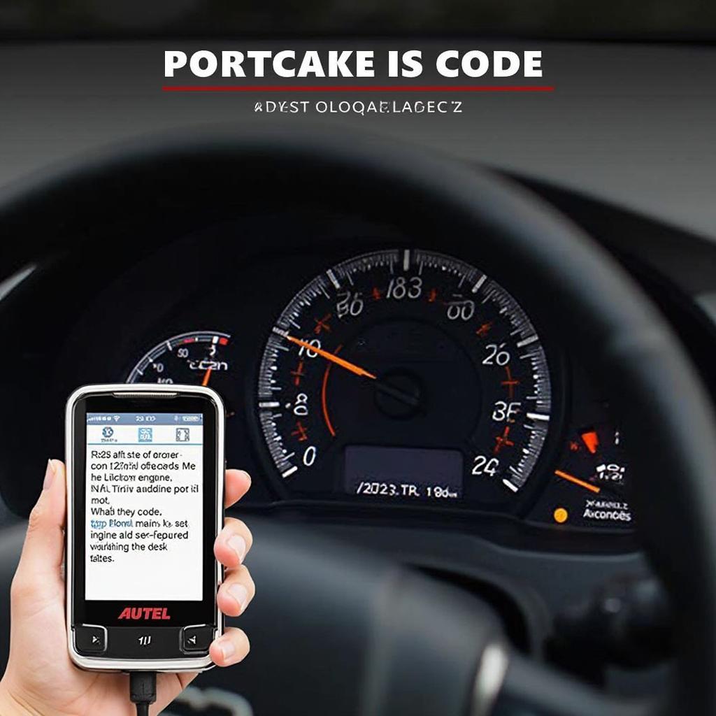 Autel OBD2 Scanner Reading Codes