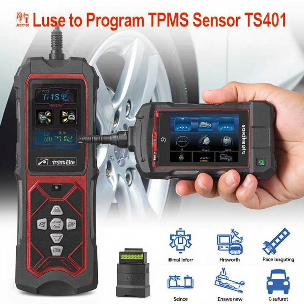 Programming a TPMS sensor using the Autel TS401