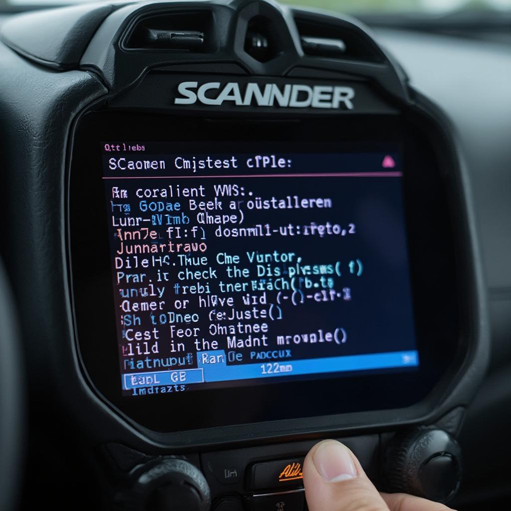 Automatic Lite OBD2 Scanner Displaying DTC Codes